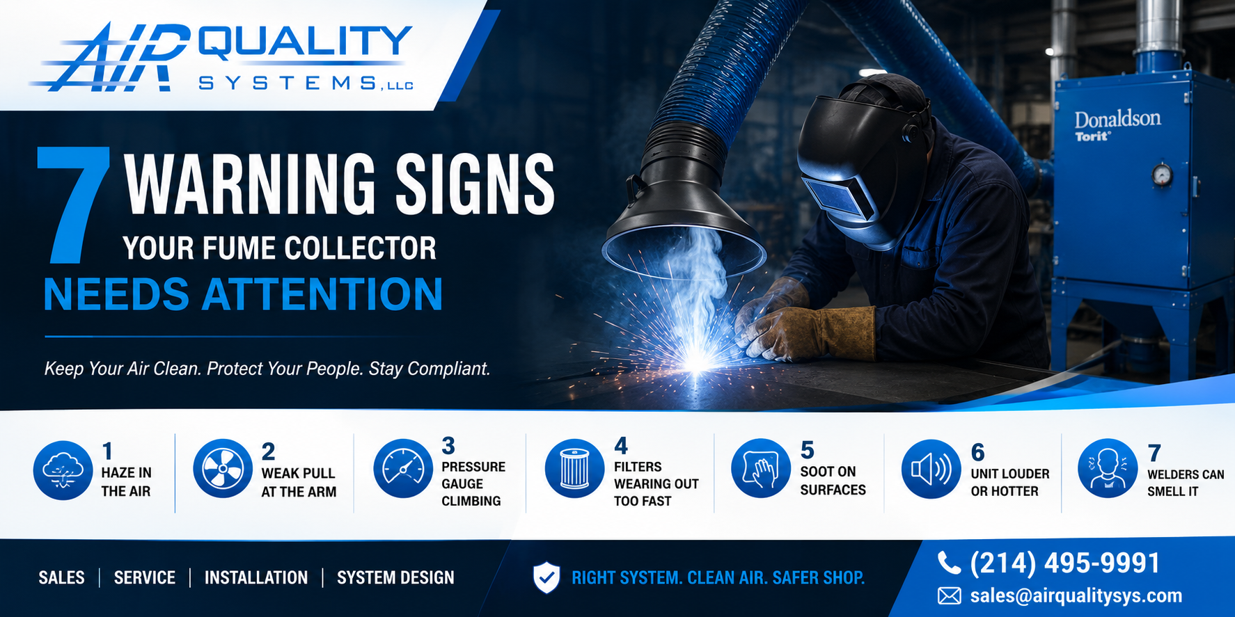ndustrial fume extractor installation in texas